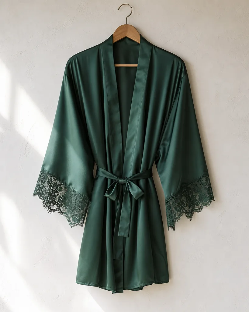 Kimono Amalfi Silk Kimono in Blu Notte, silk kimono